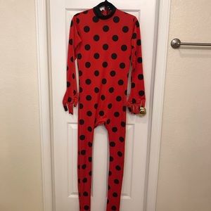 Miraculous Ladybug morph suit costume with mask & purse